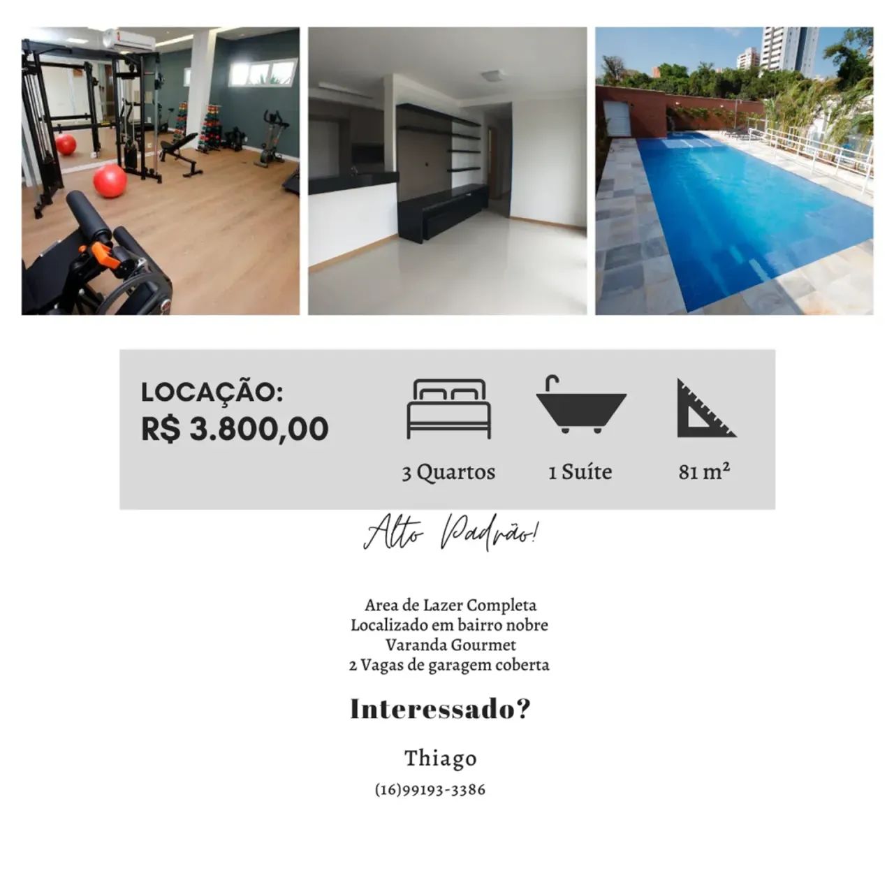 Apartamento com planta inteligente, suíte e varanda gourmet!