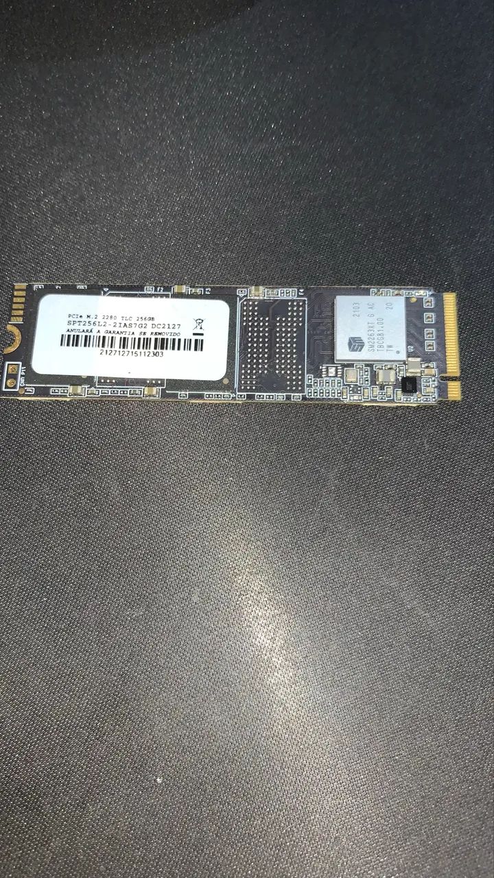 SSD M.2 NVMe de 256gb