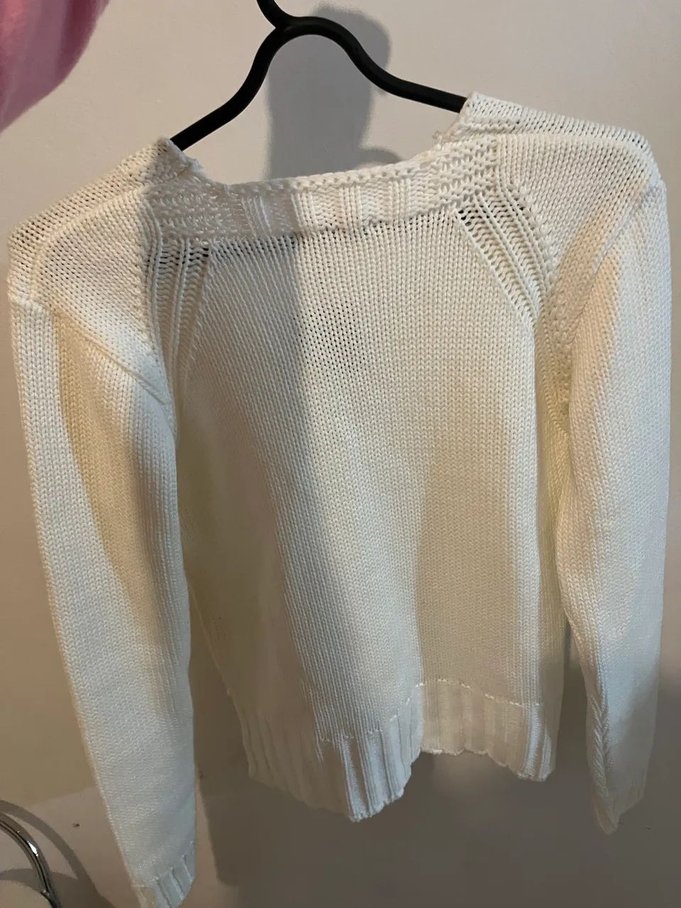Tricô feminino branco  - Foto 2