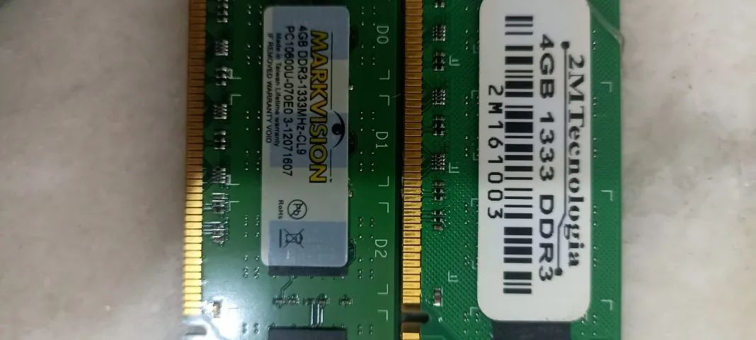 Par de Memória DDR3 4GB 1333  - Foto 2