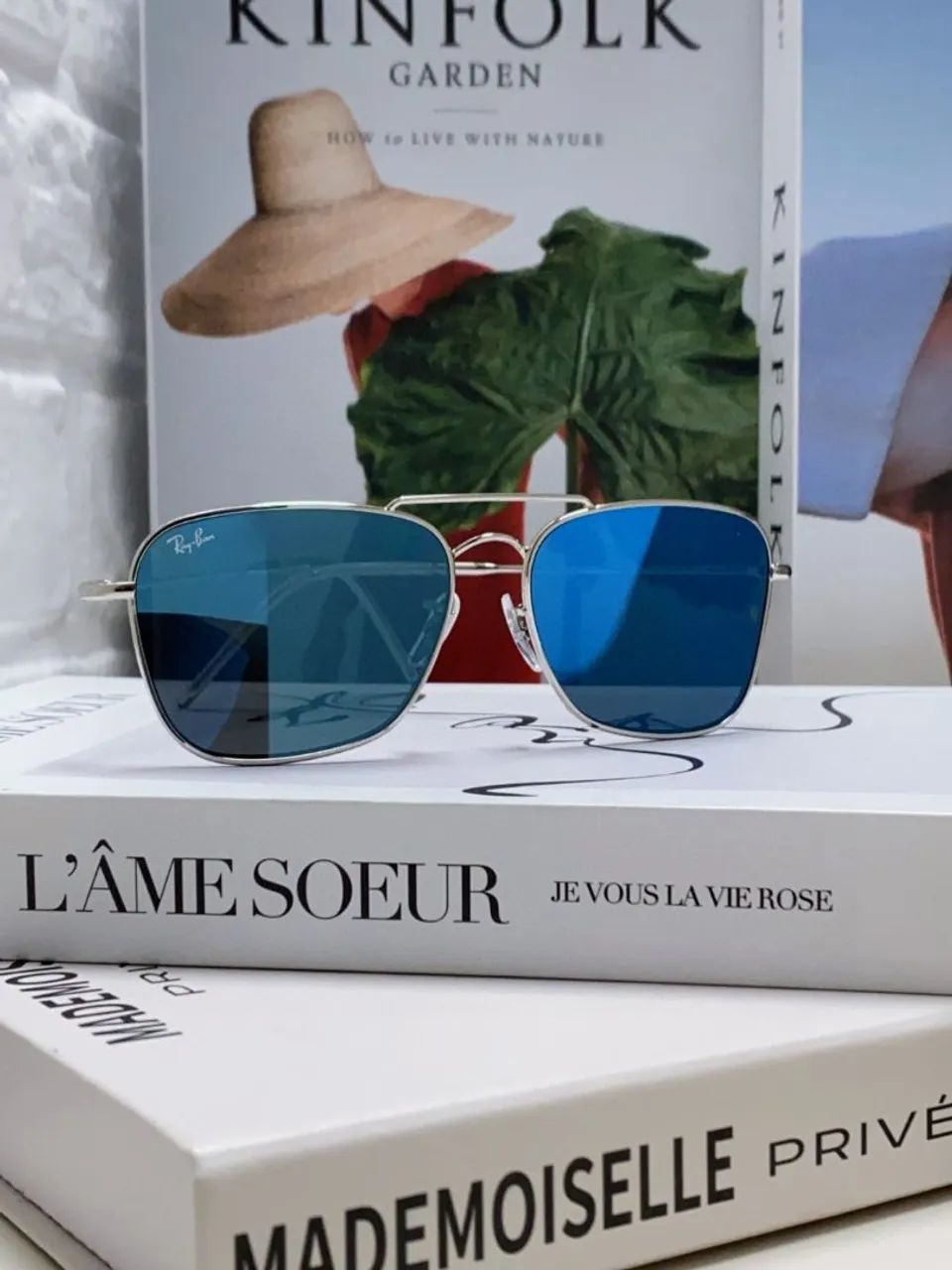 Ray ban caravan reverse rb0102s oculos de sol masculino  - Foto 4