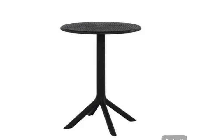 Mesa Drops 60cm Rivatti - Preta - Comercio e Casa