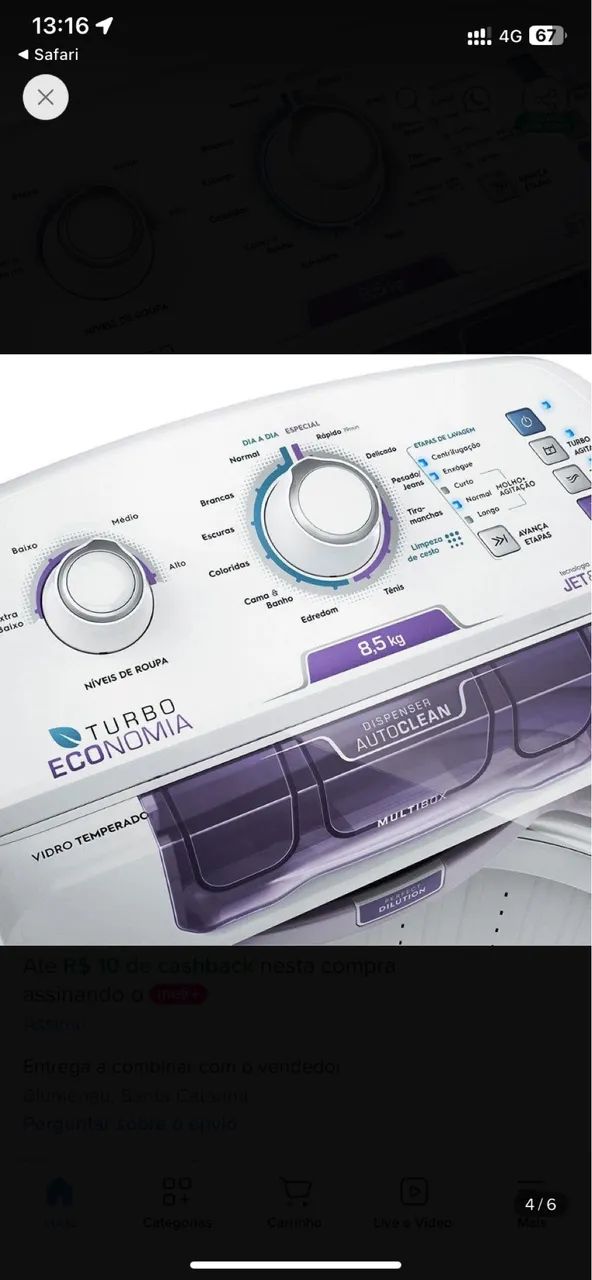 Máquina de Lavar Eletrolux 8.5kg - Foto 4
