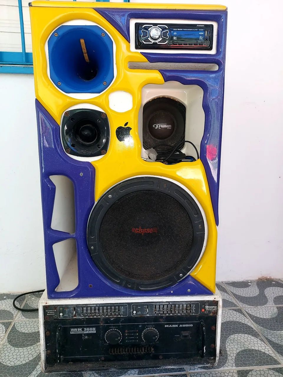 CAIXA DE SOM COM AMPLIFICADOR  - Foto 3