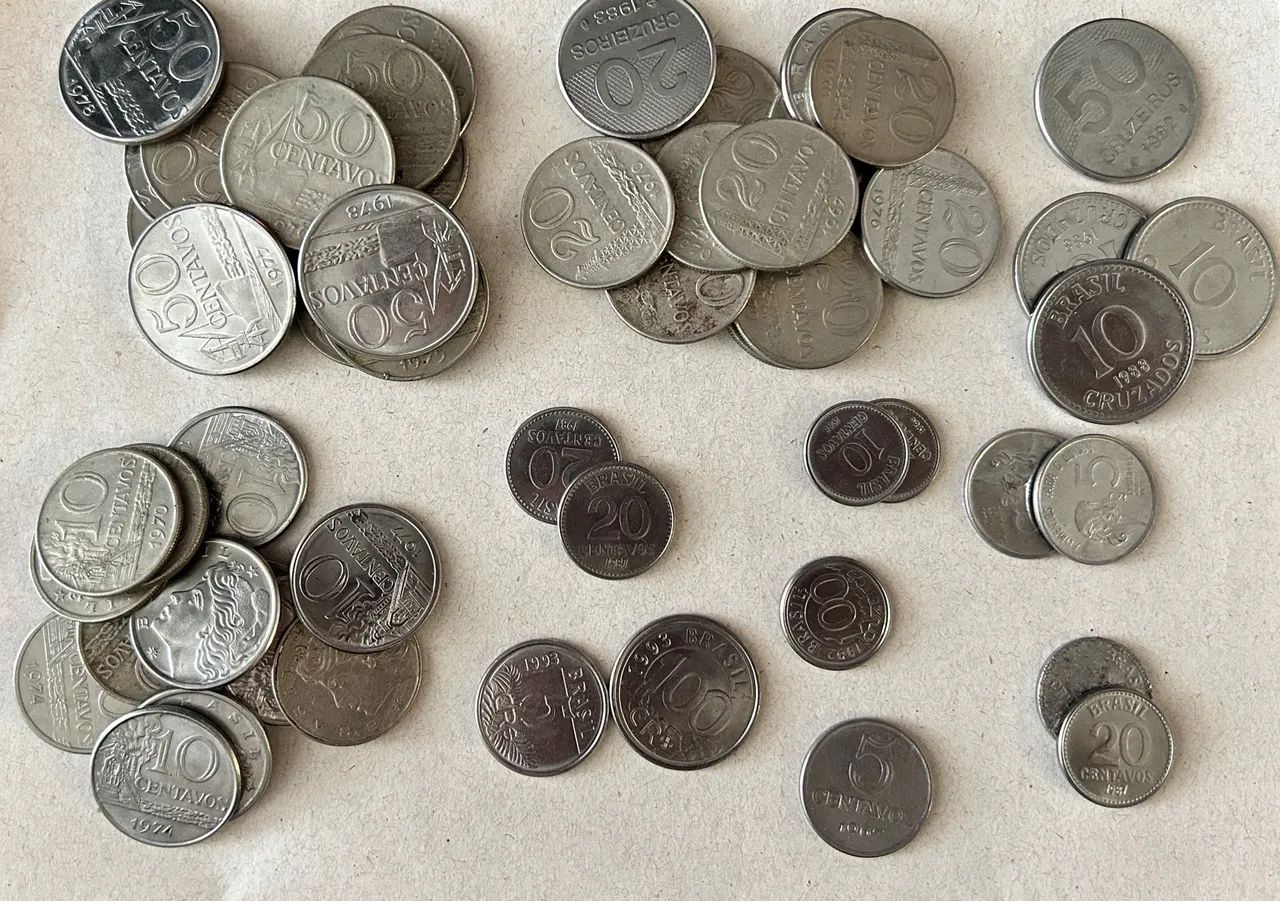 Moedas brasileiras diversas  - Foto 3