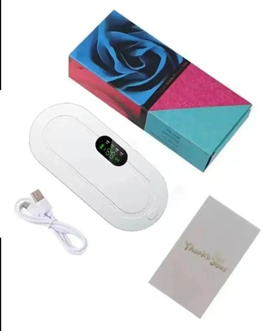 cinta térmica massageadora menstrual sem fio