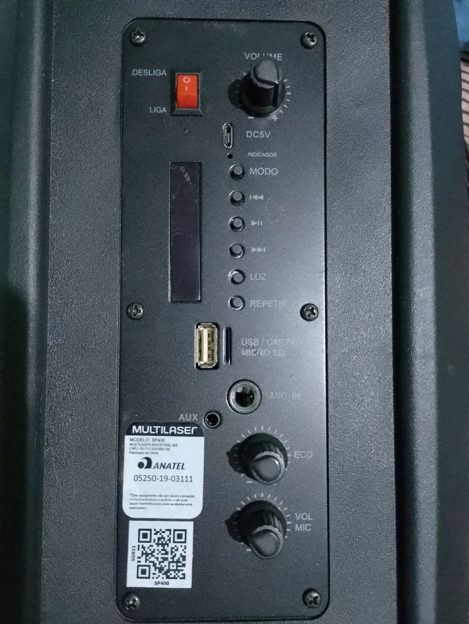Caixa de som pequena marca Multilaser nova - Foto 3