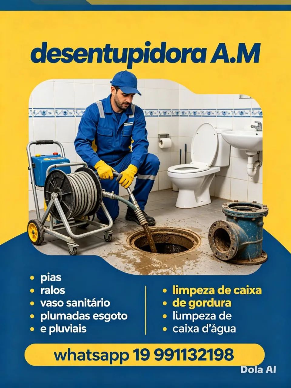 Desentupimento em geral   Campinas e região 