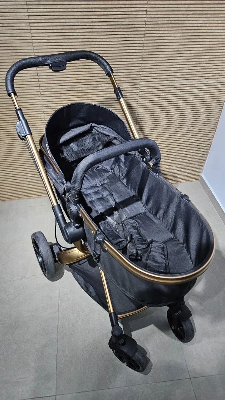 Carrinho de Bebe Dzieco Vulkan 360 - Foto 4