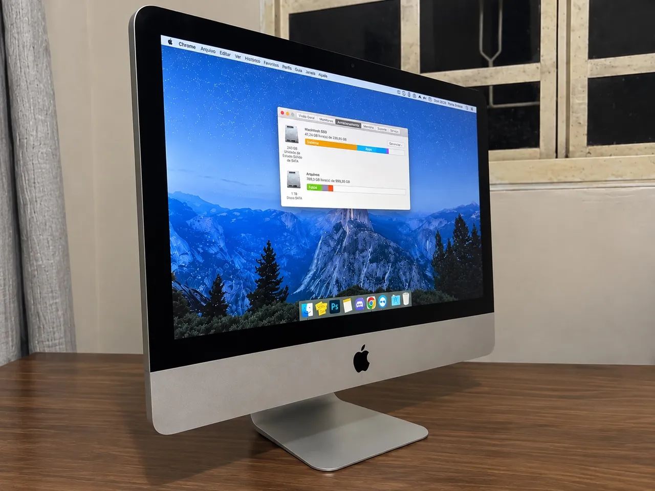 iMac Apple 21,5? + SSD 240GB + HD 1TB - Funcionando - Foto 3