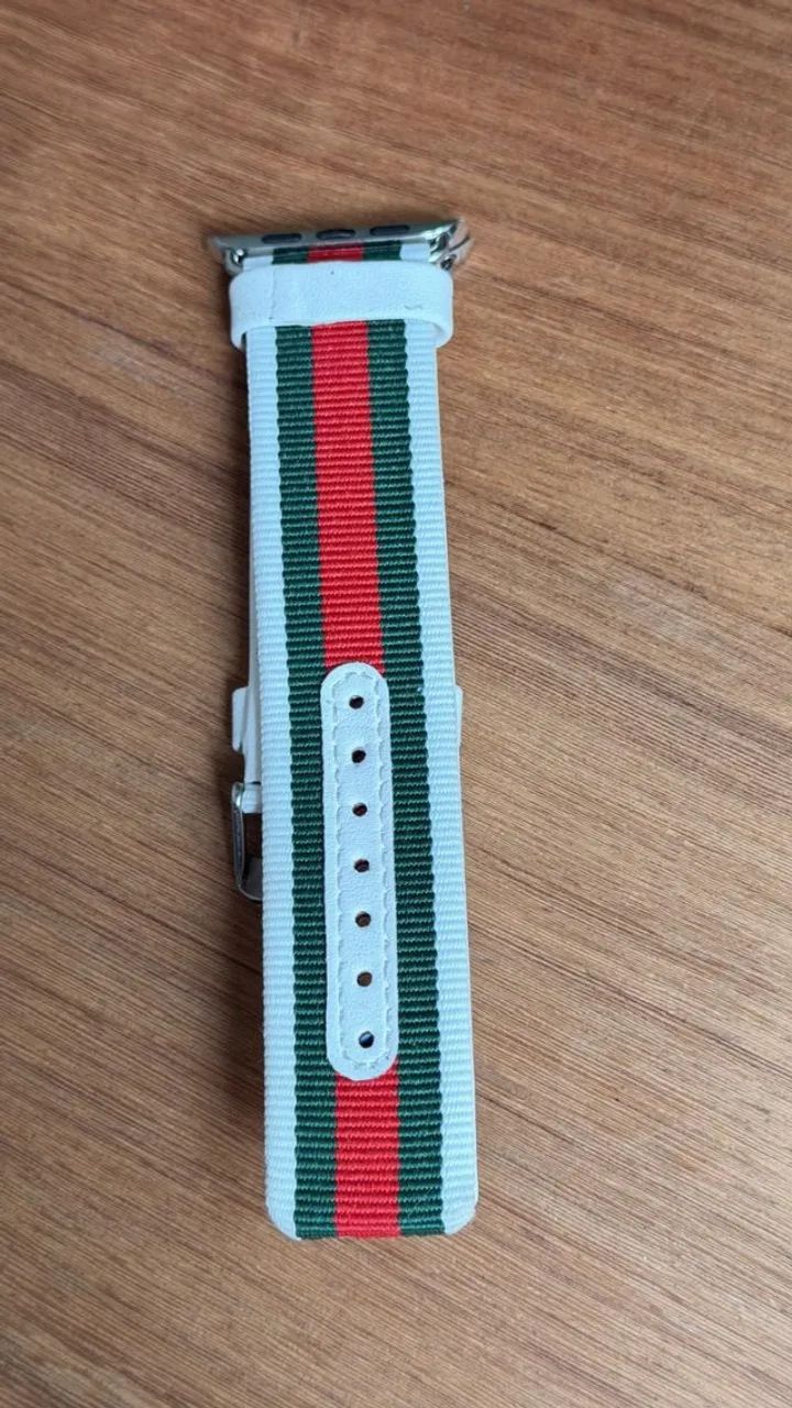 pulseira ltimports couro nylon, nova - Foto 2