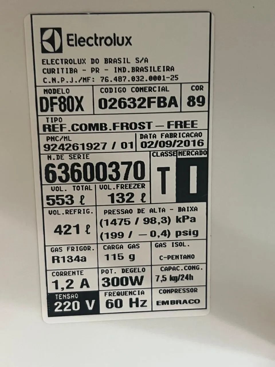Geladeira Electrolux 553L - Foto 4