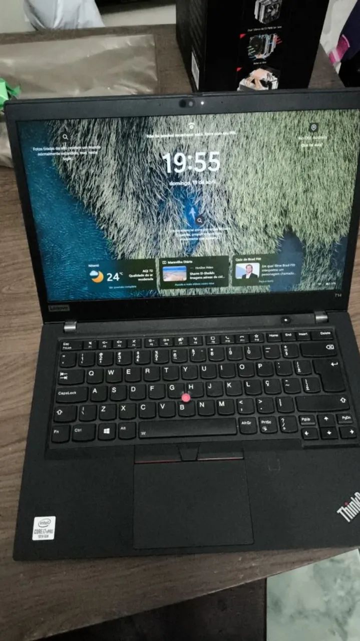 Notebook Lenovo T14 - Tela touch screen