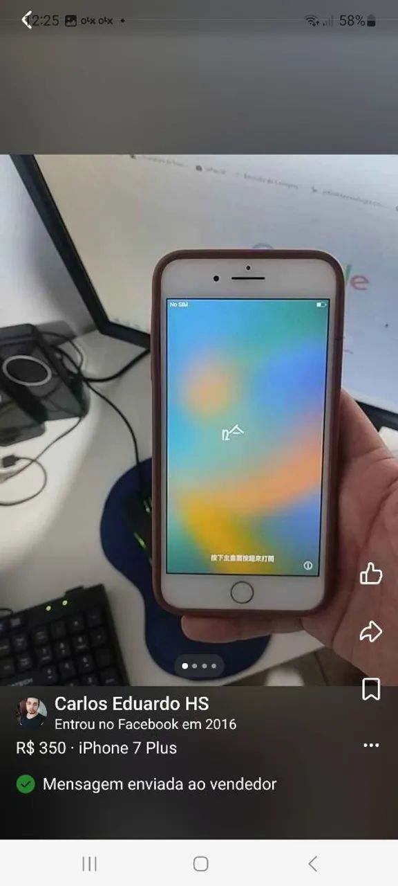 Iphone 7 Plus Funcionando