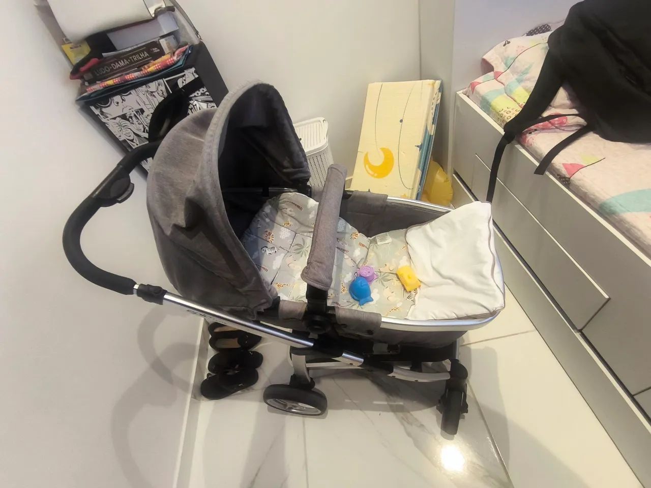 Carrinho de Bebé Infanti Epic Lite (Função Moisés) - Foto 2