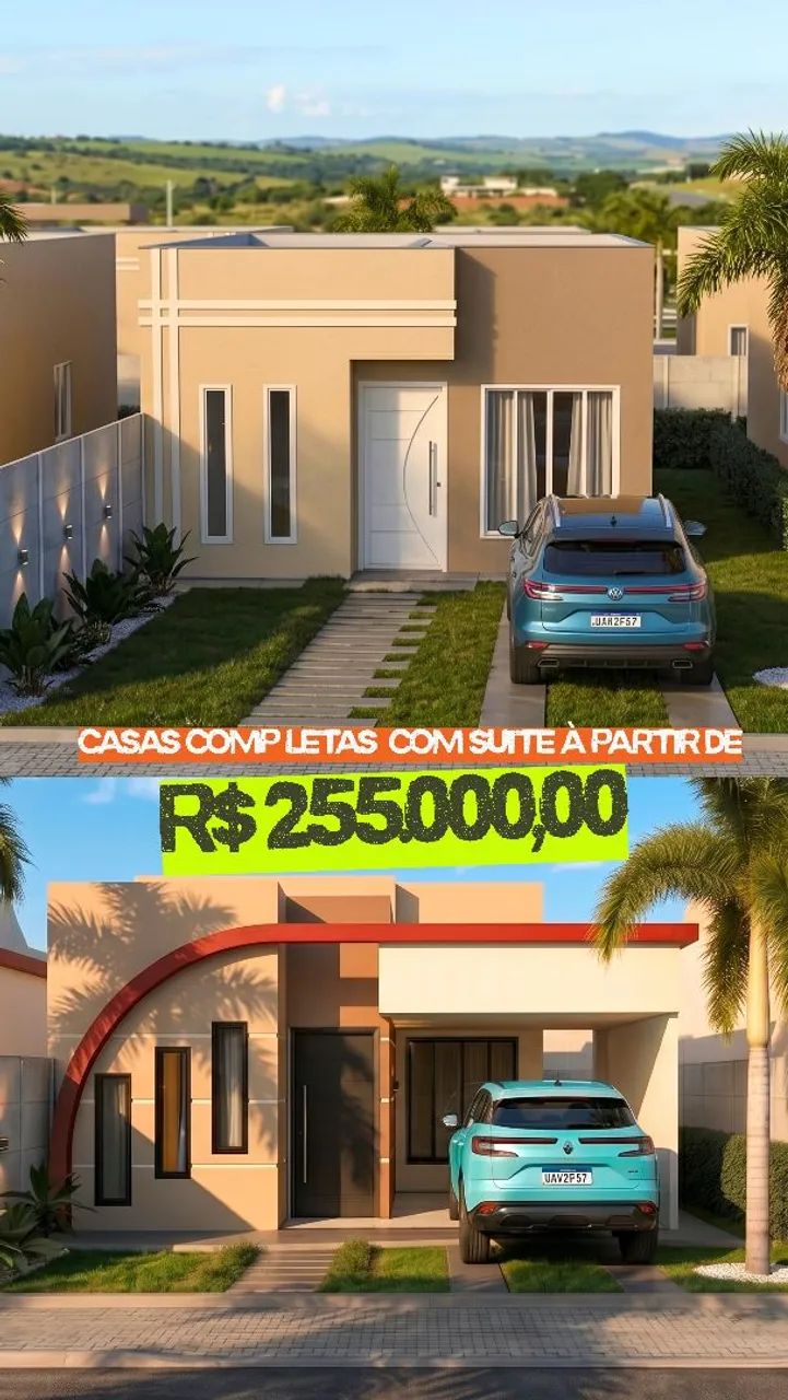 Casas de 2 e 3 quartos com suíte  - Foto 2