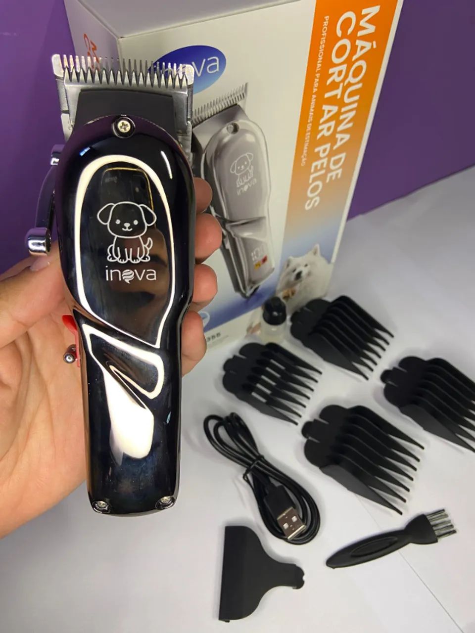 Máquina de Tosa Pet 1800mAh LFJ-13355 iNova an6