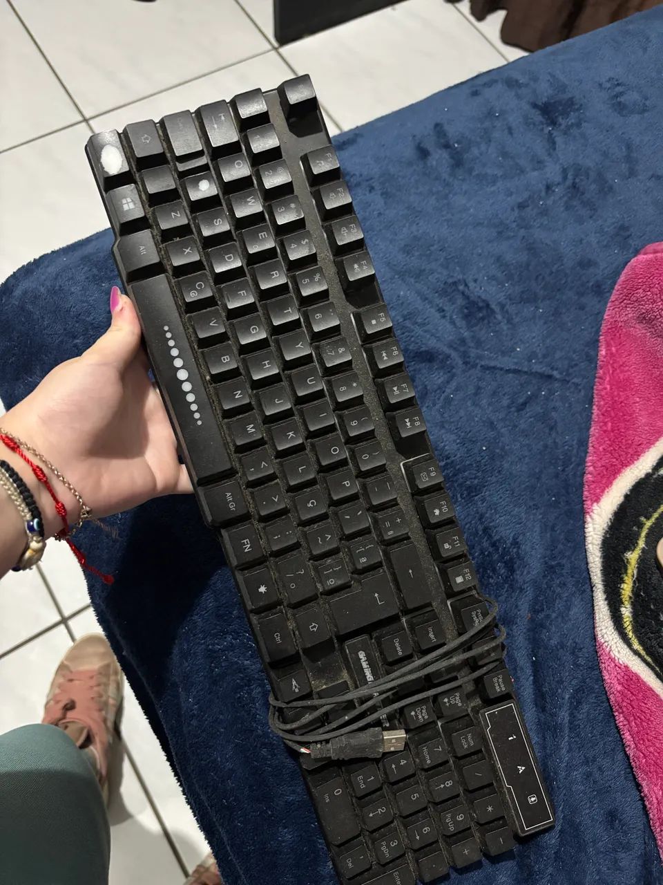 Teclado com LED Colorido - Foto 2