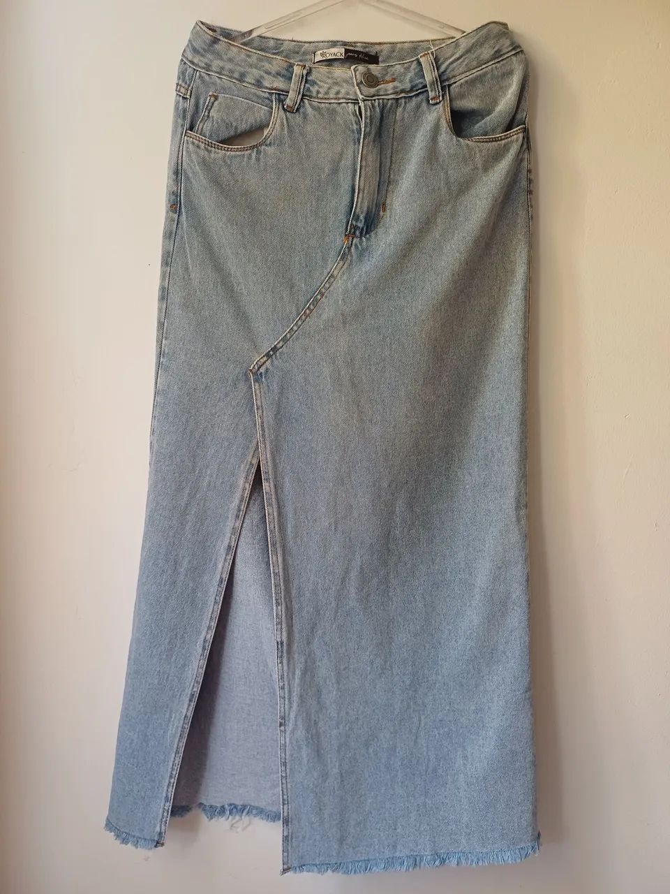 Linda saia jeans comprida  - Foto 2