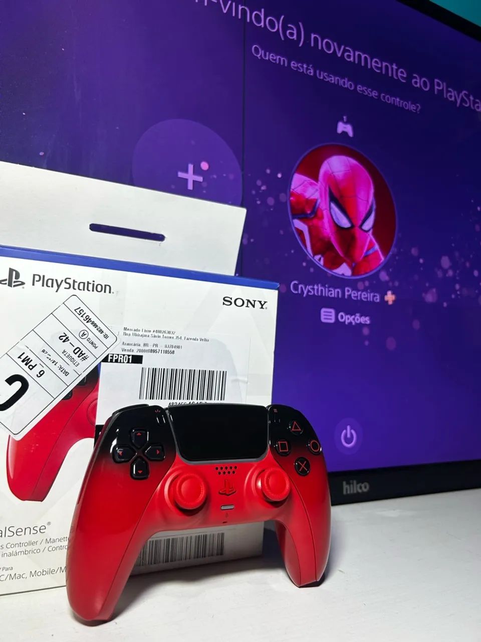 CONTROLE PS5 - NUNCA USADO (Comprei e não gostei)