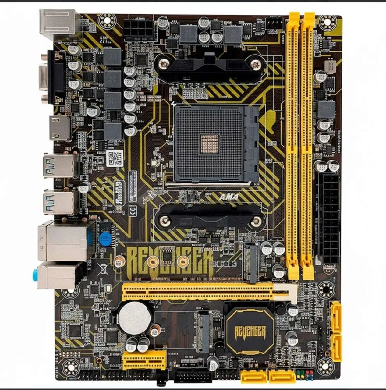 Placa Mãe Revenger B-450, Socket Amd Am4, Chipset B450, Ddr4, HDMI - Foto 3