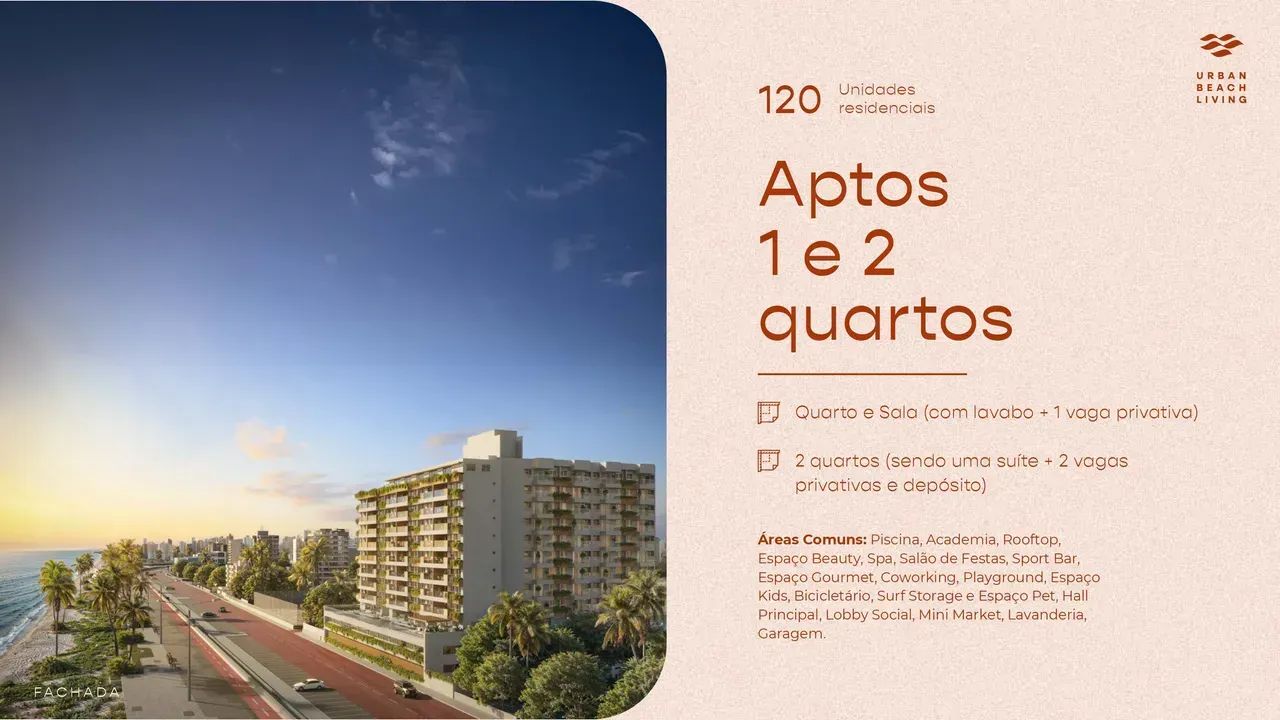 STUDIOS E 1 QUARTO Na Orla de Pituaçu NO GAL URBAN - Foto 4