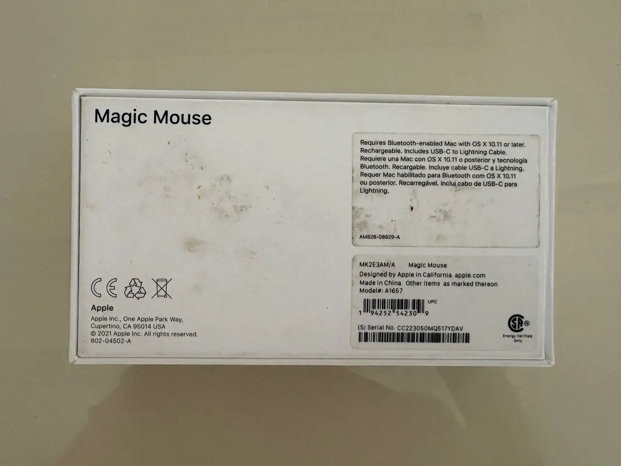 Apple Magic Mouse 2 - Original Branco - Foto 3