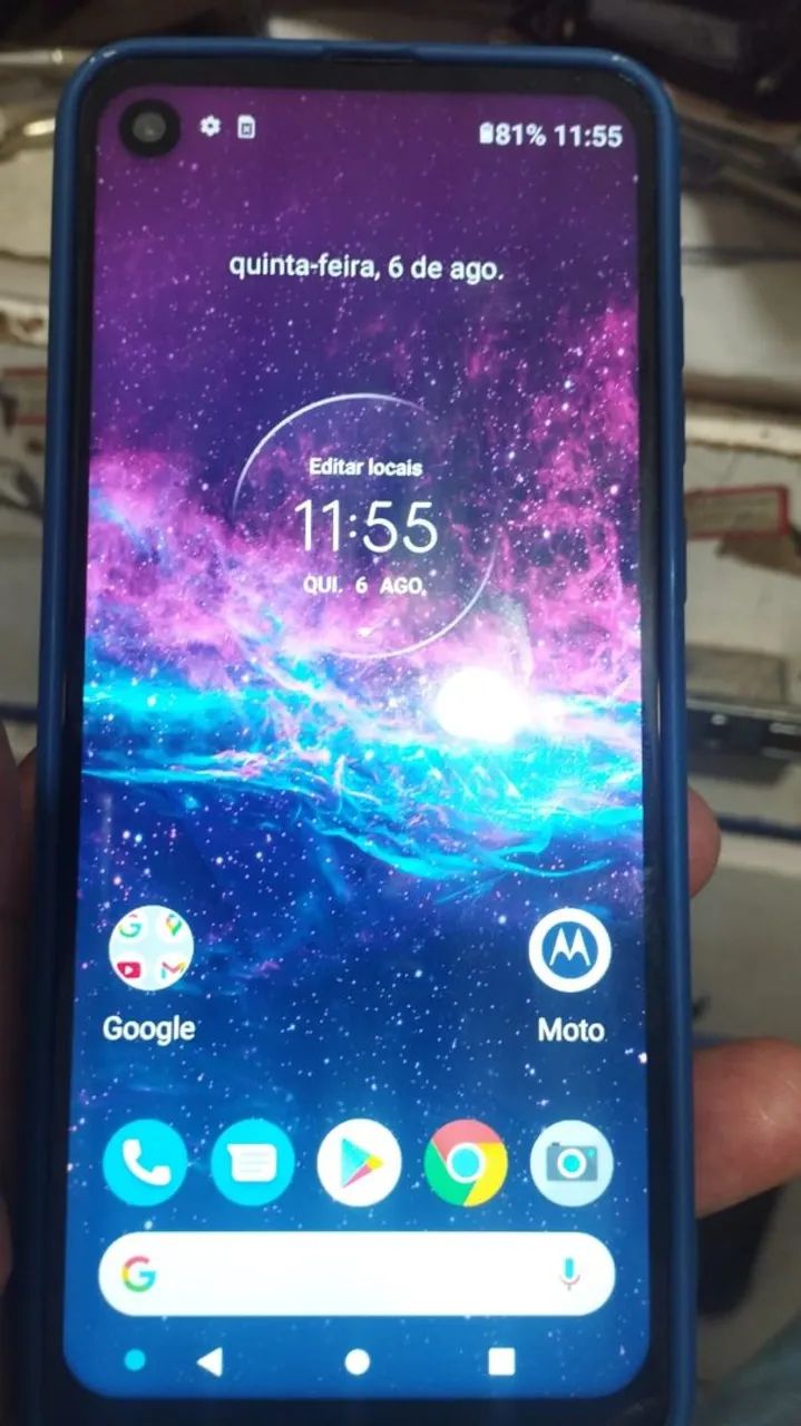 Celular moto G one de 128 GB funcionando perfeitamente 