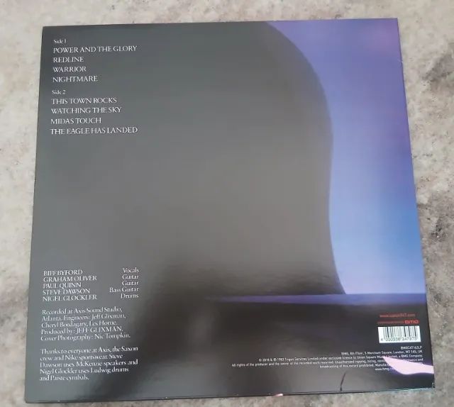 Disco de Vinil-Saxon ? Power & The Glory Importado - Foto 3