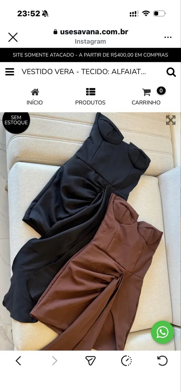 Vestido curto preto  - Foto 3