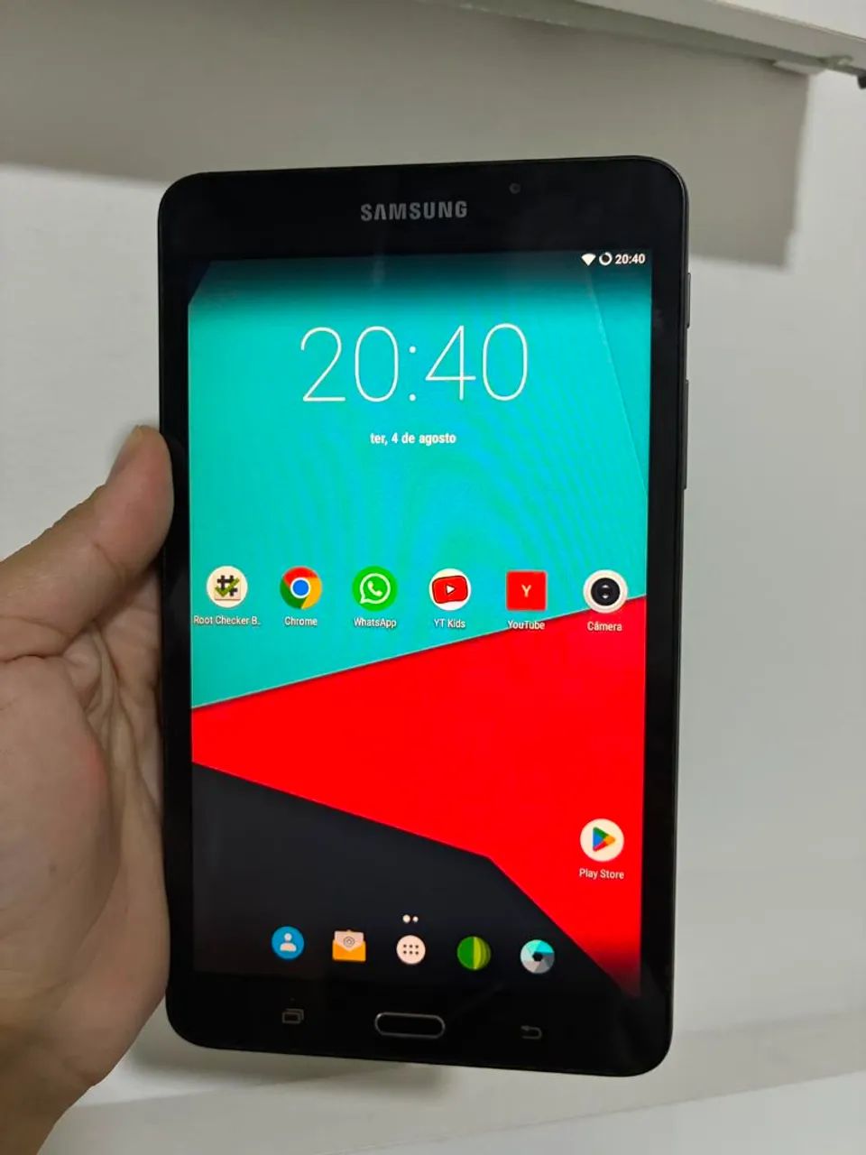 Tablet Samsung Galaxy Tab A Android 7+ Cartão SD 4GB