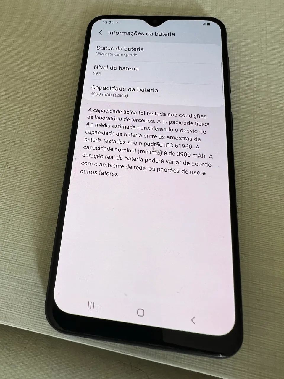 SAMSUNG A30 s   Nível de bateria 99% - Foto 4