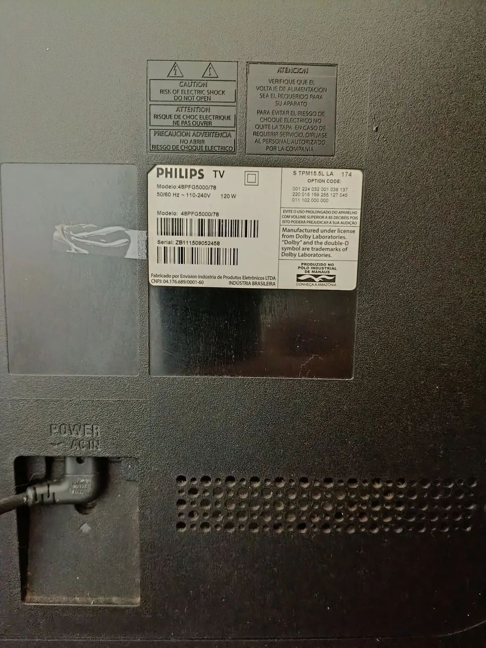 Tv Philips 48" com controle - Foto 2