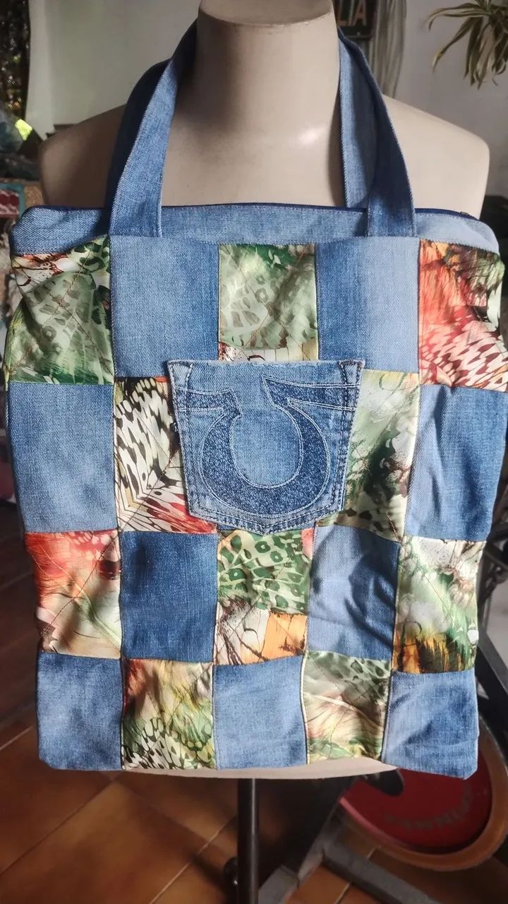 Bolsa jeans linda - Foto 2