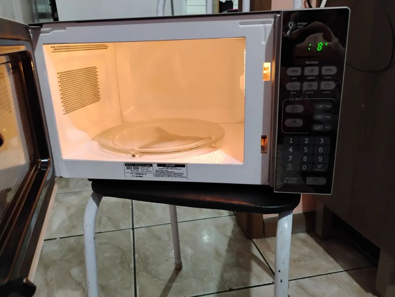Microondas inox espelhado  - Foto 3