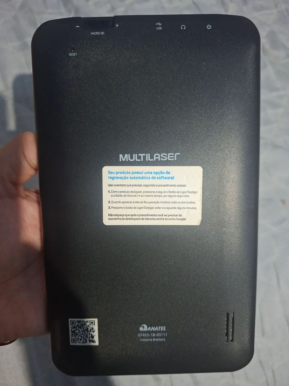 TABLET MULTILASER - PRATICAMENTE NOVO - Foto 2