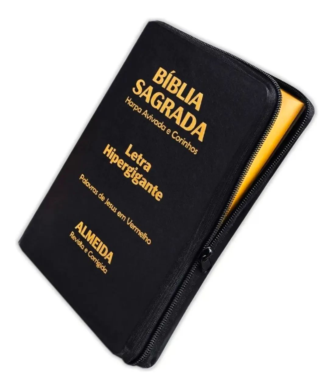 Bíblia Sagrada Português 聖書 Harpa C. BÍBLIA SAGRADA COM HARPA CRISTÃ CPAD ZIPER LETRA GRANDE PJV