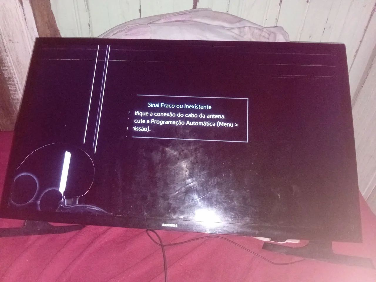 Tv smart com defeito na tela - Foto 2