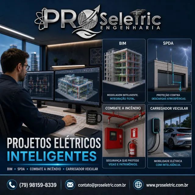 Engenheiro Eletricista / Elétrico_Projeto Elétrico_PPCI_SPDA