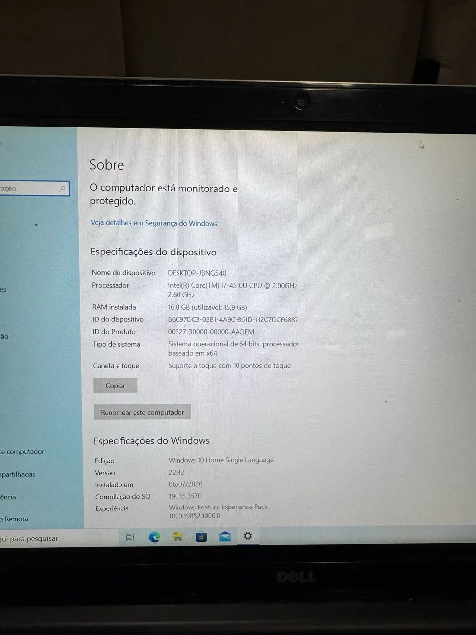 Notebook dell inspiron 5547 i7 16g - Foto 5