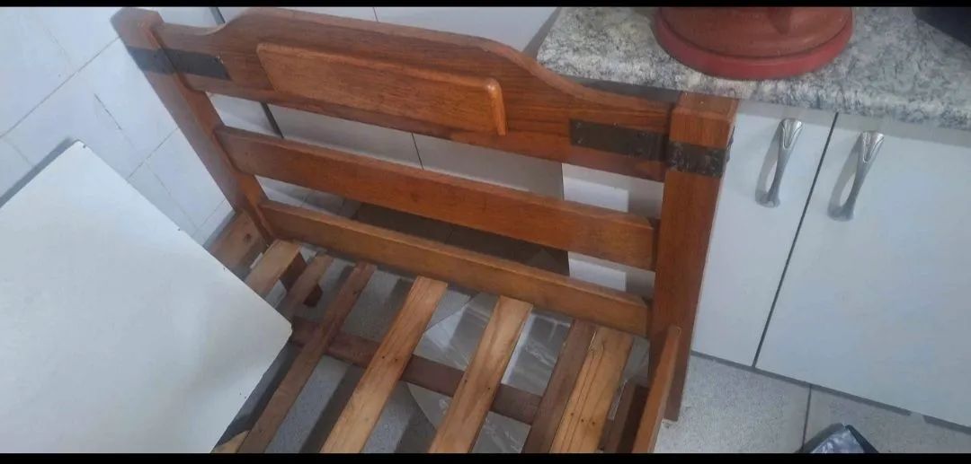 Cama de solteiro Madeira Nobre - Foto 2
