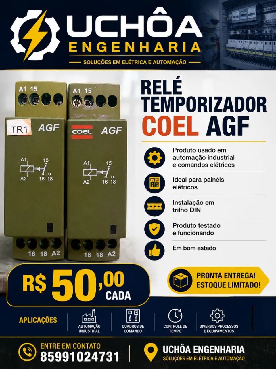Componentes de automação  - Foto 2