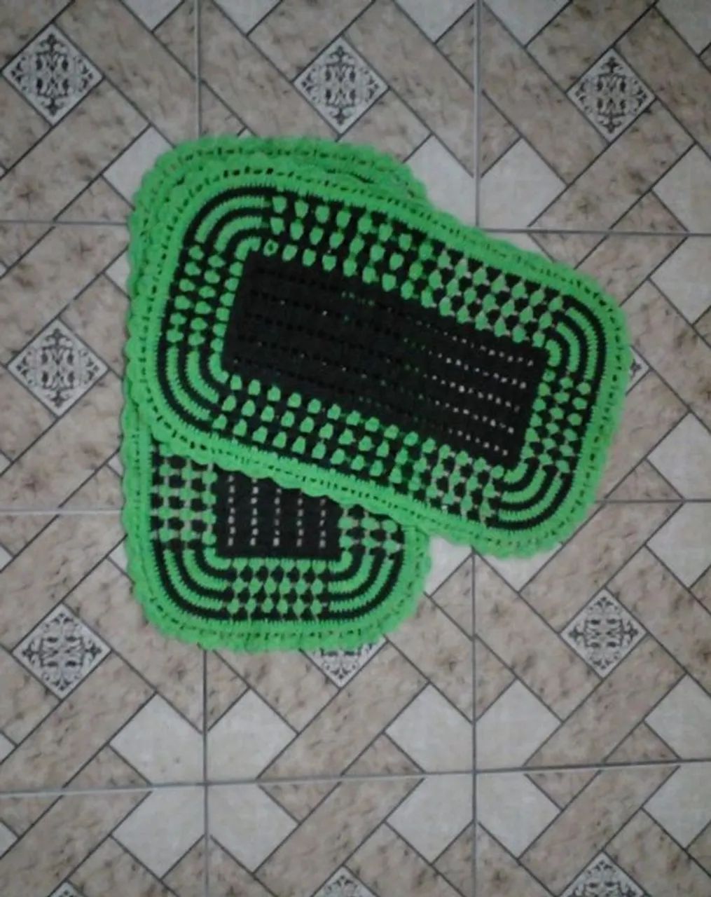 2 Tapete retangular verde - Foto 5