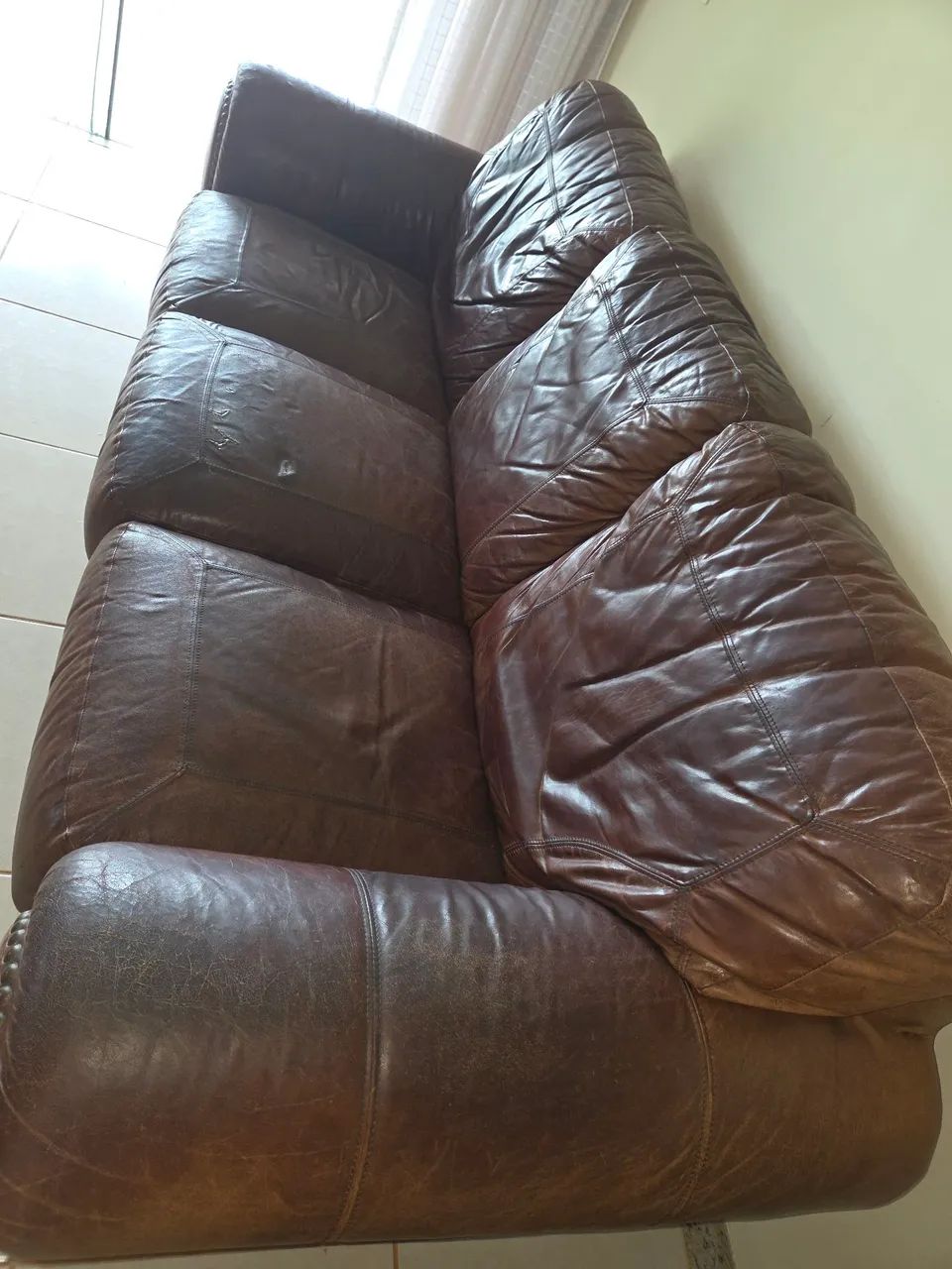 Sofá de couro legítimo  - Foto 5