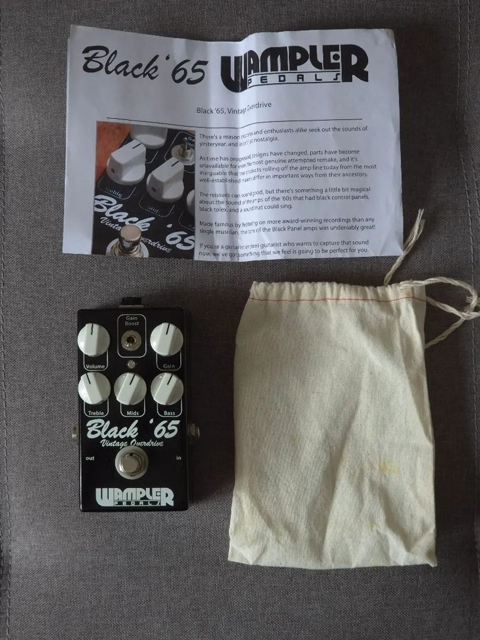 Pedal Wampler Black '65 - Foto 2