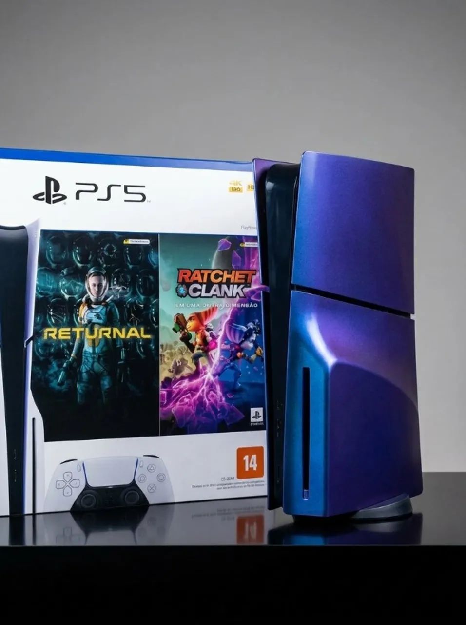 PS5 COMPLETO JOGOS, CASE