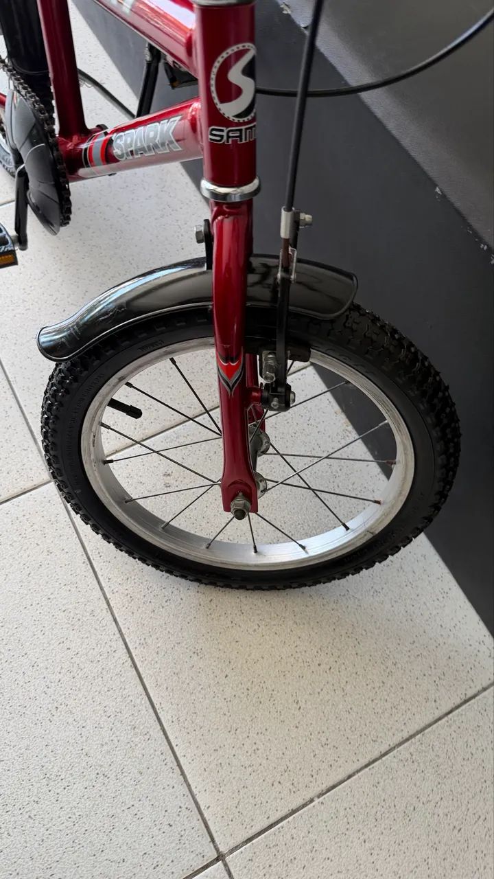 Bicicleta aro 16 já com os aro alumínio e com raios  - Foto 4