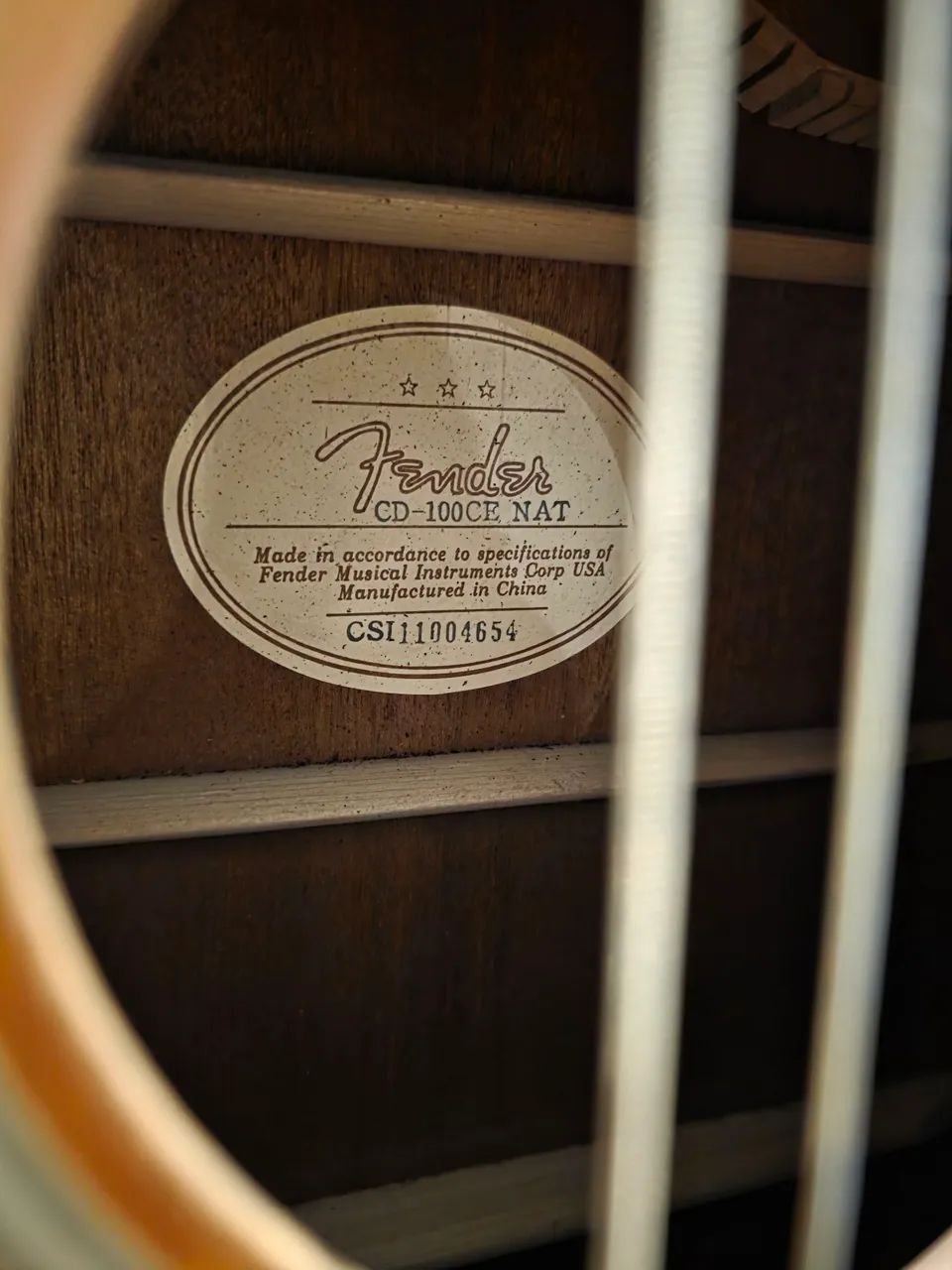VIOLÃO FENDER CD-100CE - Foto 4
