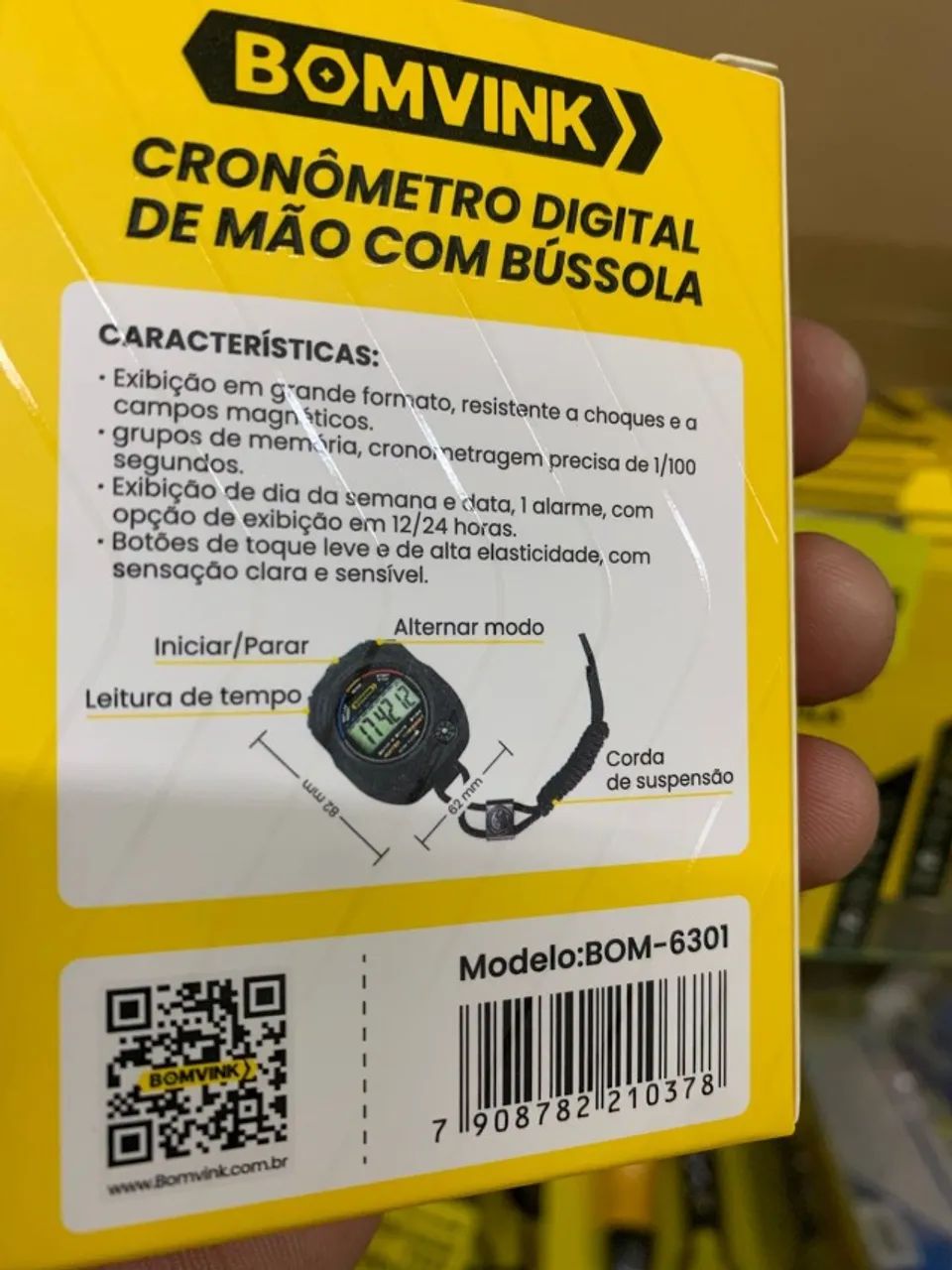 Cronômetro de mão - BOMVINK (entregamoe ac. cartões) - Foto 3