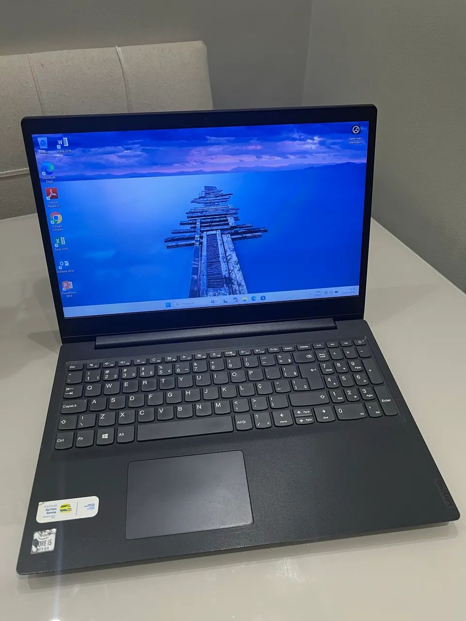 Notebook Lenovo Core i5 10th 8ram SSD240NV Windows 11 Office Antivírus